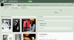 Desktop Screenshot of impure-souls.deviantart.com