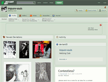 Tablet Screenshot of impure-souls.deviantart.com