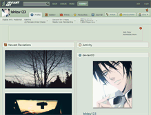 Tablet Screenshot of ishizu123.deviantart.com