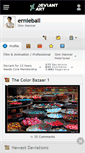 Mobile Screenshot of ernieball.deviantart.com