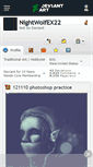 Mobile Screenshot of nightwolfex22.deviantart.com