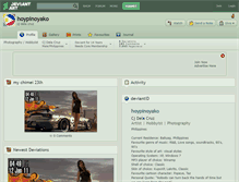 Tablet Screenshot of hoypinoyako.deviantart.com