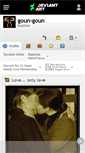 Mobile Screenshot of goun-goun.deviantart.com