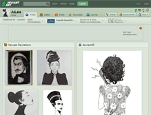 Tablet Screenshot of julaia.deviantart.com