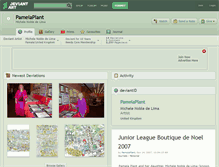 Tablet Screenshot of pamelaplant.deviantart.com
