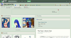 Desktop Screenshot of fayt-x-maria-club.deviantart.com