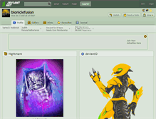 Tablet Screenshot of bioniclefusion.deviantart.com