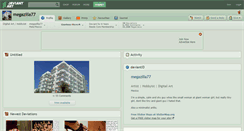 Desktop Screenshot of megazilla77.deviantart.com
