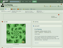 Tablet Screenshot of e-a-fleming.deviantart.com