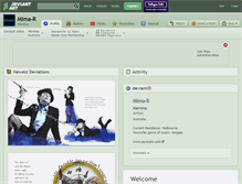 Tablet Screenshot of mima-r.deviantart.com