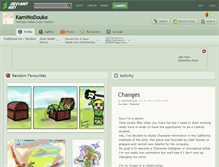 Tablet Screenshot of kaminodouke.deviantart.com
