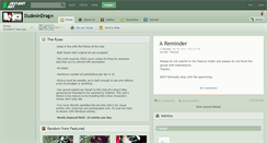 Desktop Screenshot of dudesindrag.deviantart.com