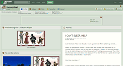 Desktop Screenshot of harmonikah.deviantart.com
