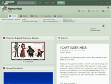 Tablet Screenshot of harmonikah.deviantart.com