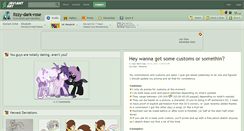 Desktop Screenshot of lizzy-dark-rose.deviantart.com
