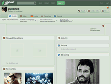 Tablet Screenshot of guillemhp.deviantart.com