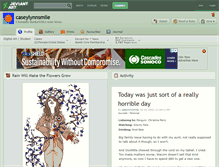Tablet Screenshot of caseylynnsmile.deviantart.com