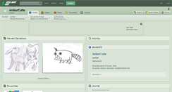 Desktop Screenshot of ambercutie.deviantart.com