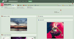 Desktop Screenshot of fallen-raven.deviantart.com