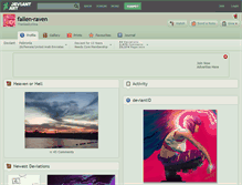 Tablet Screenshot of fallen-raven.deviantart.com