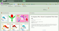 Desktop Screenshot of lily-boutique.deviantart.com