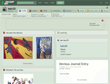 Tablet Screenshot of kain20.deviantart.com