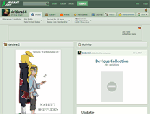 Tablet Screenshot of deidara64.deviantart.com