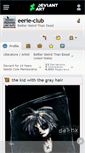 Mobile Screenshot of eerie-club.deviantart.com