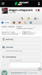 Mobile Screenshot of dragon-whisperer6.deviantart.com