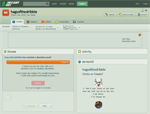Tablet Screenshot of hagsofthedribble.deviantart.com
