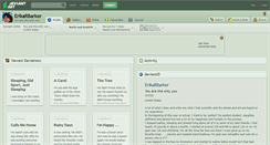 Desktop Screenshot of erikarbarker.deviantart.com