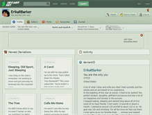 Tablet Screenshot of erikarbarker.deviantart.com