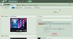 Desktop Screenshot of macgadger.deviantart.com