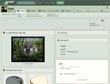 Tablet Screenshot of fraek.deviantart.com
