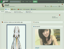 Tablet Screenshot of jmau5.deviantart.com
