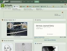 Tablet Screenshot of dk1luvally.deviantart.com