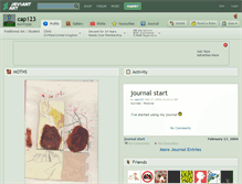 Tablet Screenshot of cap123.deviantart.com