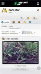 Mobile Screenshot of dark-star.deviantart.com