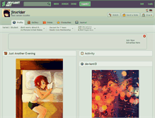 Tablet Screenshot of jinxrider.deviantart.com