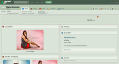 Desktop Screenshot of flamesforonce.deviantart.com
