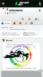 Mobile Screenshot of akikoneko.deviantart.com