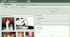 Desktop Screenshot of cherrynight.deviantart.com
