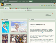 Tablet Screenshot of gr33d-sama.deviantart.com