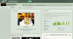 Desktop Screenshot of cumph-cosplay.deviantart.com