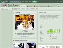 Tablet Screenshot of cumph-cosplay.deviantart.com