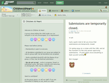 Tablet Screenshot of childrenatheart.deviantart.com