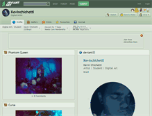 Tablet Screenshot of kevinchichetti.deviantart.com