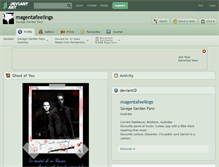 Tablet Screenshot of magentafeelings.deviantart.com