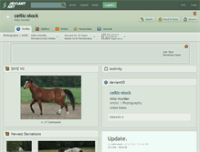 Tablet Screenshot of celtic-stock.deviantart.com