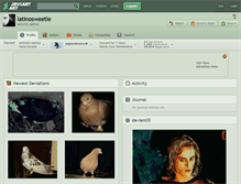 Tablet Screenshot of latinosweetie.deviantart.com